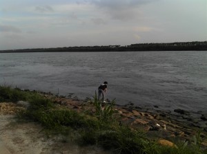 阜沙河边