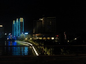 中山一桥夜景,另一角度