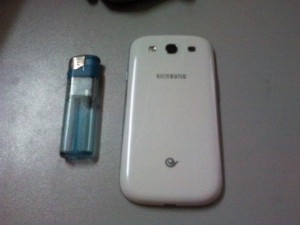 galaxy s3背面