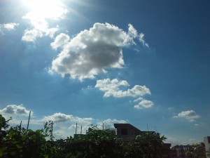 蓝蓝的天空