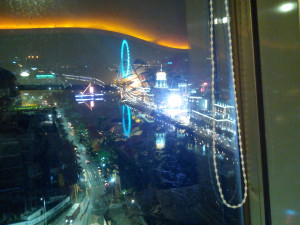 富华旋转餐厅夜景